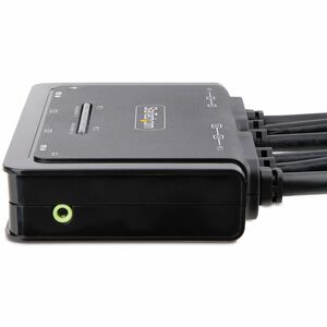 StarTech.com C2-DD46-UA2-CBL-KVM KVM Switchbox - 2 Computer(s) - 1 Local User(s) - 4K - 3840 x 2160 - 4 x USB - 6 x Displa