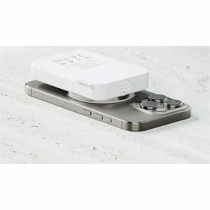 Matrix Ultimate Power Bank - White - For AirPod, Apple Watch, Smartphone, Qi-enabled Device, iPhone - 1 x Type-C 27.5W - 5