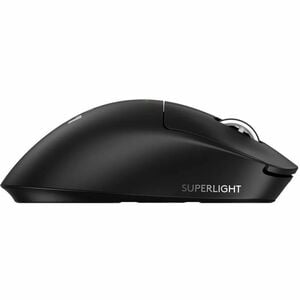 Logitech G PRO X SUPERLIGHT 2 DEX Gaming Mouse - Radio Frequency - USB 2.0 Type C - HERO 2 - 5 Button(s) - Black - Cable/W