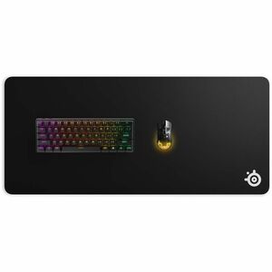 SteelSeries QcK Extra Extra Large Gaming Mouse Pad - 400 mm x 900 mm - Black - Rubber, Silicon - Mouse