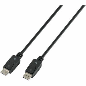 V7 V7DPPRO-3M-BLK 3.05 m Porta de visualização Cabo A/V - Cable for Dispositivo áudio/vídeo, PC, Monitor, Projetor - 32.4 