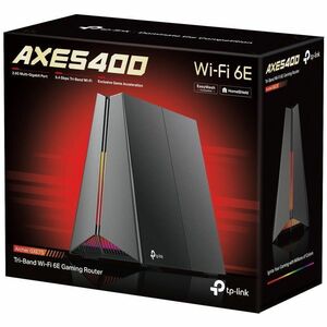 TP-Link Archer GXE75 Wi-Fi 6 IEEE 802.11ax Ethernet Drahtlos Router - Triband - 2,40 GHz ISM-Band - 6 GHz UNII-Band - 4 x 