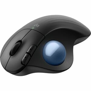 Logitech ERGO M575S Wireless Trackball Mouse, Wireless Ergonomic Mouse, Comfortable Thumb Control, Precise Tracking (Black