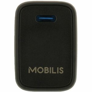 MOBILIS 25 W AC Adapter - Universal Adapter - 1 USB Type-C - For Smartphone, Tablet PC - Black