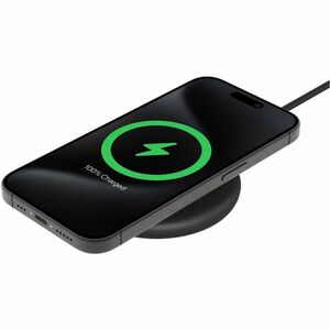 Belkin BoostCharge Magnetic Wireless Charging Pad with Qi2 15W - For Qi2-enabled Device, iPhone, Earbud - Input connectors