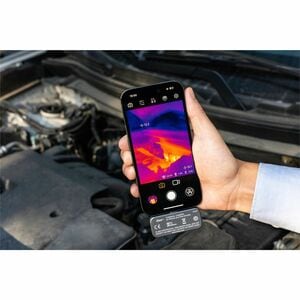 FLUKE-TC01B 25HZ,THERMAL CAMERA, FU4, 256X192, 25HZ, FOR IOS - 1.3" Width x 0.4" Height x 2.4" Length - Aluminum