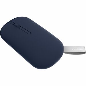 Asus Marshmallow MD100-QB-SB Mouse - Bluetooth/Radio Frequency - USB - Optical - Quiet Blue - Wireless - 10 m (393.70") - 