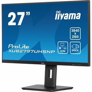 iiyama ProLite XUB2797UHSNP-B1 27 Zoll Klasse 4K UHD LED-Monitor - 16:9 Format - Mattschwarz - 68,6 cm (27 Zoll) Viewable 