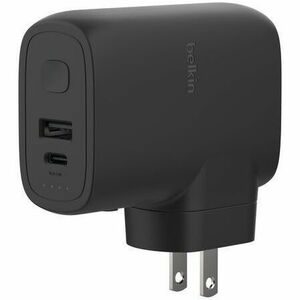 Belkin BoostCharge Hybrid Wall Charger 25W + Power Bank 5K, 2-in-1 Portable Charger, Portable Battery Charger w/USB-C Port