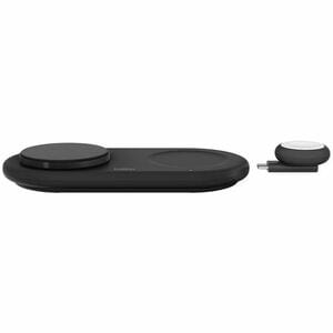 Belkin BoostCharge Pro 3-in-1 Magnetic Wireless Charging Pad with Qi2 15W- Black