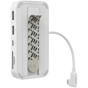 Belkin Connect USB-C® 6-in-1 Multiport Hub with Mount- White