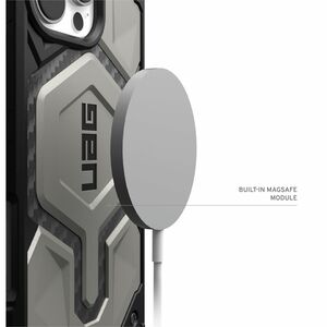 Urban Armor Gear Monarch Pro Rugged Case for Apple iPhone 16 Pro Smartphone - Titanium - Drop Resistant, Shock Resistant, 