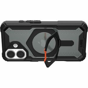 Urban Armor Gear Plasma XTE Rugged Case for Apple iPhone 16 Smartphone - Black/Orange - Drop Resistant, Scratch Resistant,