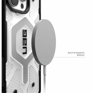 Urban Armor Gear Pathfinder Clear Case for Apple iPhone 16 Pro Max Smartphone - Hex Pattern - Ice - Drop Resistant, Impact