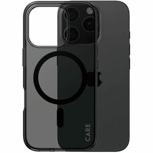 CARE Urban Combat Case for Apple iPhone 16 Pro Smartphone - Transparent, Black - Smoke - Drop Resistant, Crush Resistant -