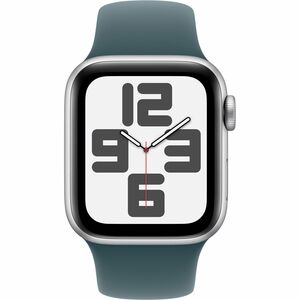 Apple Adjustable Smartwatch Band - Medium (M)/Large (L) - Pin-and-tuck Attachment - Lake Green - Fluoroelastomer