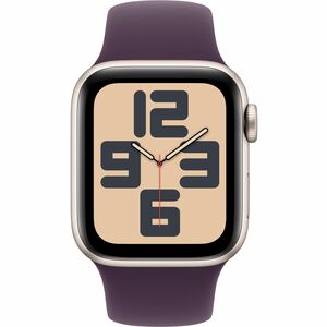 Apple Adjustable Smartwatch Band - Small (S)/Medium (M) - Pin-and-tuck Attachment - Plum - Fluoroelastomer