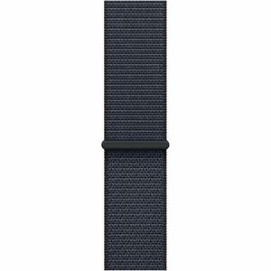 Apple Watch Series 10 Smart Watch - 46 mm Case Height - 39 mm Case Width - Jet Black Case Color - Ink Band Color - Alumini