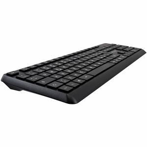 Tastiera e mouse V7 CKW350IT - Italiano - Wireless RF 2,40 GHz Tastiera - 107 Tasto - Nero - Wireless RF Mouse - Ottico - 