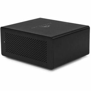 OWC Express 4M2 Drive Enclosure PCI Express NVMe - Thunderbolt 3 Host Interface Desktop - Black - TAA Compliant - Hot Swap
