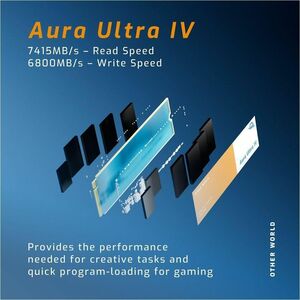 OWC Aura Ultra IV 8 TB Solid State Drive - M.2 2280 Internal - PCI Express NVMe (PCI Express NVMe 4.0 x4) - TAA Compliant 