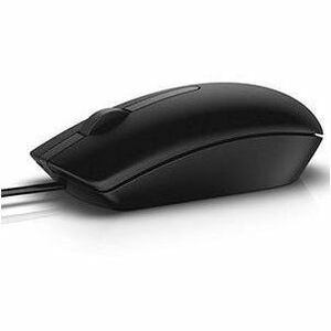 Dell MS116 鼠标 - USB - 光学 - 3 按钮 - 黑 - 电缆 - 1000 dpi - 滚轮