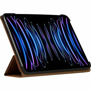 RISSKOV handmade leather folio with standfunction for iPad Pro 11in BRN