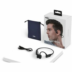 Shokz OpenRun Kabellos Nackenbügel, Über das Ohr Stereo Ohrhörerset - Schwarz - Binaural - Offen - 20 Hz bis 20 kHz Freque
