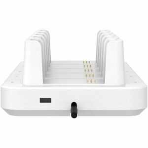 Workflow 5-Slot Battery Charger w/Power supply - Workflow 5-Slot Battery Charger w/Power supply - White/Grey - For iPhone 