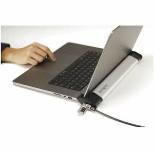 Kensington Laptop Locking Station 2.0 with Slim Combination Lock - for Notebook, MacBook Pro - Brushed Aluminum