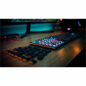 Logitech G G915 X LIGHTSPEED Gaming Keyboard - Wired/Wireless Connectivity - USB Interface - RGB LED - English (US) - Blac