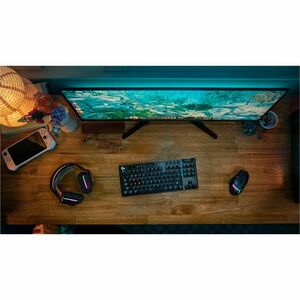 Logitech G G915 X LIGHTSPEED TKL Gaming Keyboard - Tenkeyless - Wired/Wireless Connectivity - USB Interface - RGB LED - En