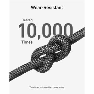 ANKER 543 USB C to USB C Cable (240W, 10 ft) - 10 ft USB-C Data Transfer Cable for Smartphone, USB Device, Tablet, Noteboo