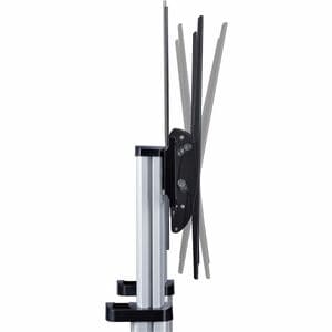 StarTech.com Display Cart - 2 Shelf - Crank Handle - 99.79 kg Capacity - 4 Casters - 101.60 mm Caster Size - Aluminium - 1