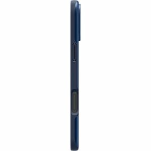 Spigen Thin Fit Case for Apple iPhone 16 Plus Smartphone - Navy Blue - Drop Resistant, Scratch Resistant, Shock Resistant 