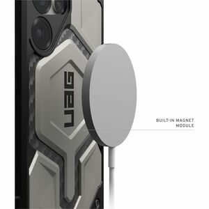 Urban Armor Gear Monarch Pro Case for Samsung Galaxy S25 Ultra Smartphone - Titanium