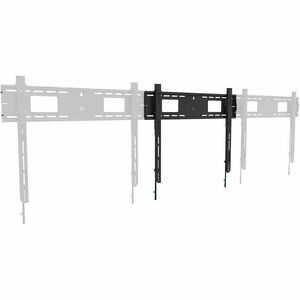 Neomounts Wall Mount for TV - Black - Height Adjustable - 1 Display(s) Supported - 109.2 cm to 248.9 cm (98") Screen Suppo