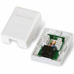 ROSETA SURFACE RJ45 CAT.6 UTP 1 TOMA WHITE