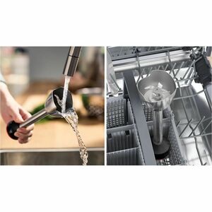 Frullatore a mano Bosch ErgoMaster MSM4W420 - Con dorsi plastici - Taglia - 800 W - 4 Pezzi - 1,40 m - 230 V ca - Bianco
