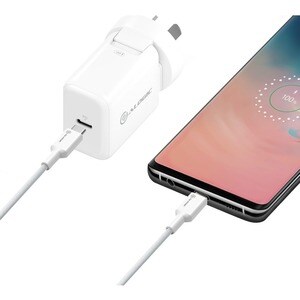 Alogic Elements Pro 1 m USB-C Datentransferkabel - 1 - Cable for Smartphone, Tablet, Notebook, Chromebook - 480 Mbit/s - Weiß