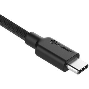 Alogic Elements Pro 2 m Lightning/USB-C Datentransferkabel - 1 - Cable for iPhone, iPad, iPod - 480 Mbit/s - MFI - Schwarz