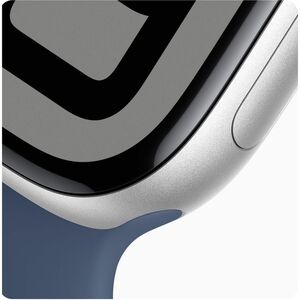 Apple Watch Series 10 Smart Watch - 4.60 cm (1.81") Case Height - 3.90 cm (1.54") Case Width - Silver Case Color - Denim B