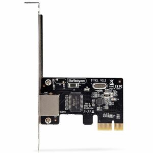 StarTech.com Gigabit Ethernet Card for Server, Workstation, Computer - 10/100/1000Base-T - Plug-in Card - Black - TAA Comp
