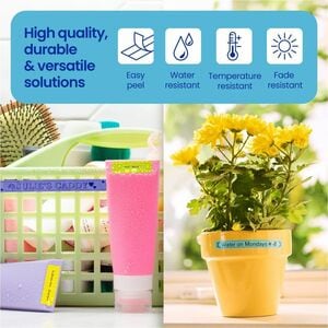 Etikettenband Brother P-touch - 12 mm Breite x 4 m Länge - Lila - Nein - Temperaturbeständig, Verblassungsresistent, Geeig