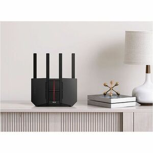 Asus RT-BE92U Wi-Fi 7 IEEE 802.11 a/b/g/n/ac/ax/be Ethernet Wireless Router - Tri Band - 2.40 GHz ISM Band - 6 GHz UNII Ba
