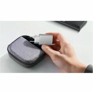 Ecoflow RAPID 65 W AC Adapter - Universal Adapter - 1 USB - 2 USB Type-C - For Smartphone, Tablet PC - Grey