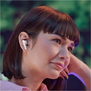 Panasonic RZ-B110W True Wireless Earbud Stereo Earset - White - Google Assistant, Siri - Binaural - In-ear - 1000 cm - Blu
