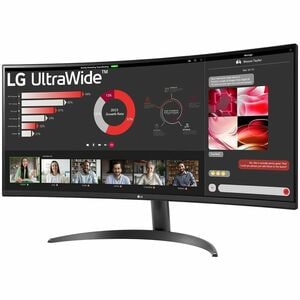 LG Ultrawide 34WR50QK-B 34" Class UWQHD LED Monitor - 21:9 - 86.4 cm (34") Viewable - Vertical Alignment (VA) - LED Backli