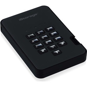 Disque dur Portable iStorage diskAshur2 Durci - 2.5" Externe - 500 Go - Noir - Conforme aux normes TAA - Client Léger Appa