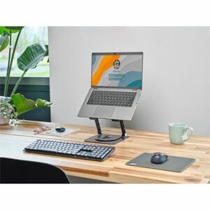 Trust Height Adjustable Notebook Stand - Up to 40.6 cm (16") Screen Support - 10 kg Load Capacity - 4.2 cm Height x 25.9 c